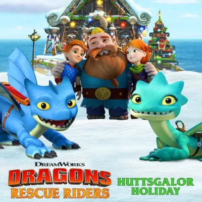 خرید و دانلود نسخه کامل کارتون Dragons Rescue Riders Huttsgalor Holiday زبان اصلی