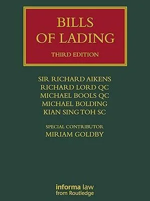 خرید و دانلود نسخه کامل کتاب Bills of Lading (3rd Edition) BY Aikens –  +  Pdf