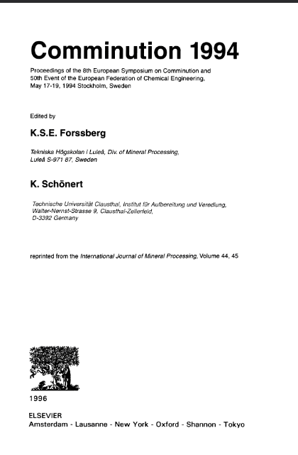 خرید و دانلود نسخه کامل کتاب Comminution 1994 Proceedings of the 8th European Symposium on Comminution and 50th Event of the European Federation of Chemical Engineering, May 17-19, 1994 Stockholm, Swede – PDF_683cc573362cd.png خرید و دانلود نسخه کامل کتاب Comminution 1994 Proceedings of the 8th European Symposium on Comminution and 50th Event of the European Federation of Chemical Engineering, May 17-19, 1994 Stockholm, Swede – PDF