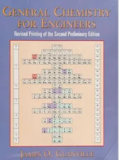 خرید و دانلود نسخه کامل کتاب General chemistry for engineers BY Glanville –  Pdf