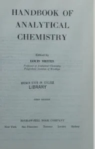 خرید و دانلود نسخه کامل کتاب Handbook of analytical chemistry –  Pdf