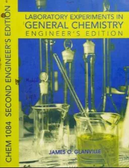 خرید و دانلود نسخه کامل کتاب Laboratory Experiments in General Chemistry Engineer’s Edition (Virginia Tech University) (CHEM 1084 Second Engineer’s Edition) –  Pdf