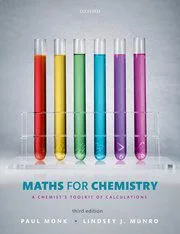 خرید و دانلود نسخه کامل کتاب Maths for Chemistry A chemist’s toolkit of calculations  (3rd Edition) –  +  Pdf