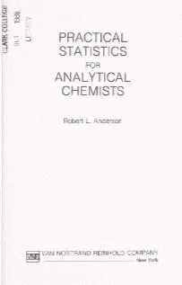 خرید و دانلود نسخه کامل کتاب Practical statistics for analytical chemists –  Pdf
