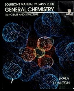خرید و دانلود نسخه کامل کتاب Solutions manual for General chemistry : principles and structure (4th Edition) –  Pdf