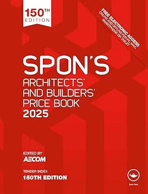 خرید و دانلود نسخه کامل کتاب Spon’s Architects’ and Builders’ Price Book 2025 (150th Edition) –  Pdf