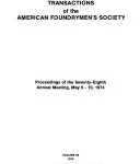 خرید و دانلود نسخه کامل کتاب Transactions of the American Foundrymen’s Society – Pdf