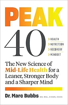 خرید و دانلود نسخه کامل کتاب زبان اصلی Peak 40: The New Science of Mid-Life Health for a Leaner, Stronger Body and a Sharper Mind | دانلود کتاب خارجی