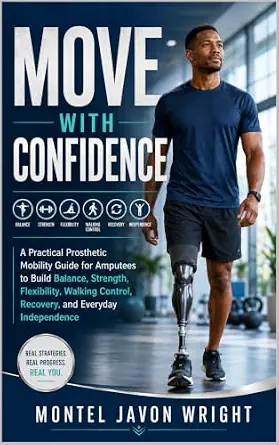 خرید و دانلود نسخه کامل کتاب زبان اصلی Move With Confidence A Practical Prosthetic Mobility Guide for Amputees to Build Balance, Strength, Flexibility, Walking Control, Recovery, and Everyday Independence | دانلود کتاب خارجی