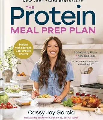 خرید و دانلود نسخه کامل کتاب زبان اصلی The Protein Meal Prep Plan: 30 Weekly Plans + 180 Recipes to Eat Better, Stress Less, and Save Money (Packed with Fiber and 35g+ Protein Per Serving) | دانلود کتاب خارجی