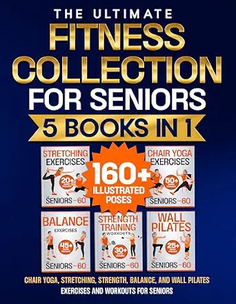 خرید و دانلود نسخه کامل کتاب زبان اصلی Chair Yoga, Stretching, Strength, Balance, and Wall Pilates Exercises and Workouts for Seniors: 5 Books in 1 – The Ultimate Fitness Collection. Energize Your Golden Years | دانلود کتاب خارجی_6abfbb69033ae.webp خرید و دانلود نسخه کامل کتاب زبان اصلی Chair Yoga, Stretching, Strength, Balance, and Wall Pilates Exercises and Workouts for Seniors: 5 Books in 1 – The Ultimate Fitness Collection. Energize Your Golden Years | دانلود کتاب خارجی